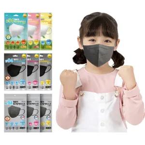 웰클린 황사방역 새부리형 KF94 마스크 화이트/블랙 개별포장 대/중/소