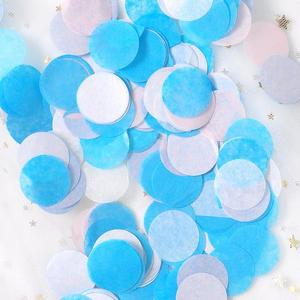 [파티쇼]대용량종이컨페티2.5cm(200g)원형베이비패턴 꽃가루