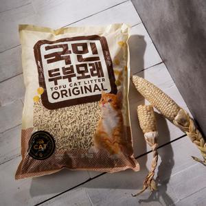 [국민가격] 고양이 두부모래 3kg x 6개 묶음(오리지널)