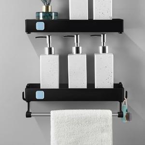 무타공 벽 걸이 수납 욕실 화장실 선반 수건걸이 장