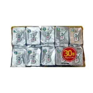 지도표 성경 재래김 조미김 구운김 5g x 30봉 1개