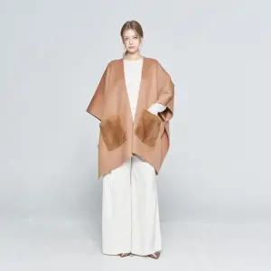 [사바티에](강남점)밍크 포켓 울 케이프 (P15070SS)