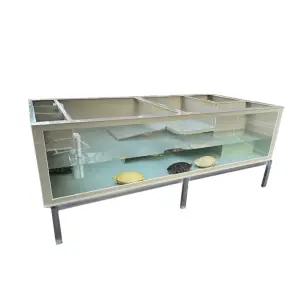 오픈형 화이트 수족관 아크릴 블랙 거북이 대형