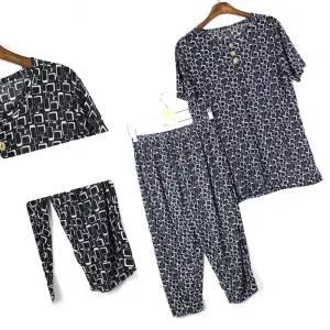 남자 빅사이즈 7부 반팔 여름실내복 세트