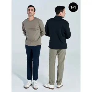 [마운틴밸리][신상][1+1] 남성 아웃도어 가을 이중직 데일리 아웃도어 팬츠 (3COLOR)