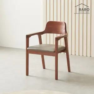 [무료배송] 라로퍼니처 보스턴 참죽나무 원목 식탁 의자 카페 인테리어 체어