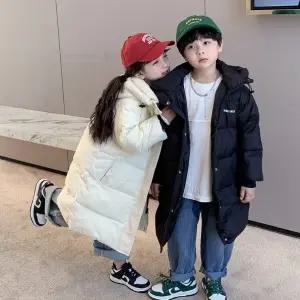 유아동 주니어 오리털 비비드 롱패딩 트렌드