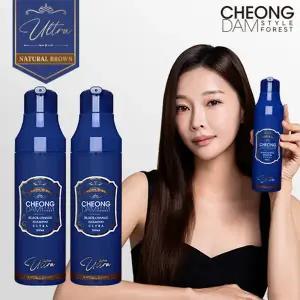 청담스타일 포레스트 블랙체인지 울트라 염색샴푸 200ml 자연갈색 2개