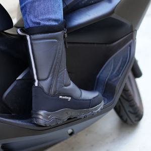 [슈플랜][슈플랜] 남성 방한 내피털 패딩부츠 오토바이 방한화 겨울 패딩 방한슈즈 -0990