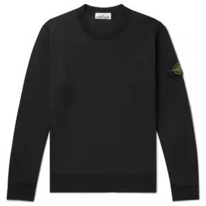 스톤 아일랜드 콤파스 와펜 로고 스웨트셔츠 맨투맨 쭈리 블랙 741563051 V0029