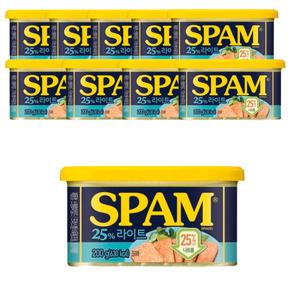 스팸 25%라이트 200g  9개