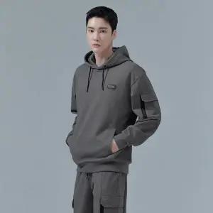 [하프클럽/체이스컬트]M 포켓 기모 후드티