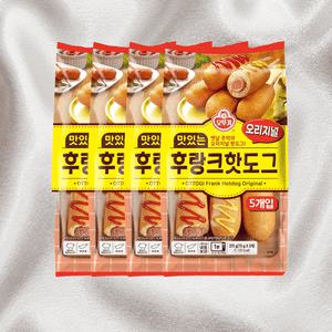 오뚜기 오리지널핫도그 후랑크핫도그 75g 20개