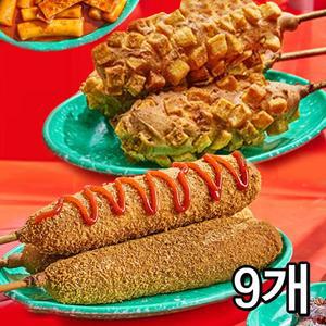 못난이 핫도그 2종(빅 핫도그 5개+도깨비 핫도그 4개)