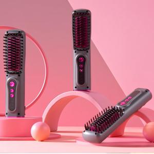 프랑스 빈츠 무선 빗고데기 매직세팅 헤어볼륨 웨이브 브러쉬