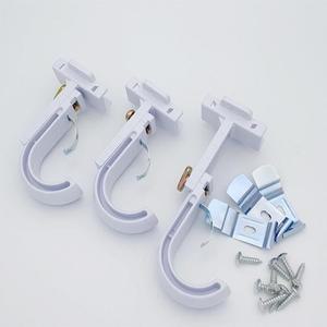 [아우트]커텐봉고리 커튼브라켓 백색 2단 35mm 3매1세트