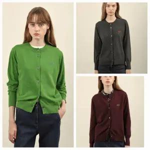 갤러리아 이중넥 배색 가디건 VOBBC4W9131