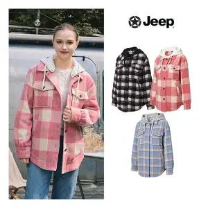 지프 25FW 체크 셔켓 1종 여성