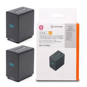 NP-FV100A 3410mAh 카메라 배터리 소니 호환 PXW-X70 FDR-AX33 HDR-PJ675 NEX-VG30