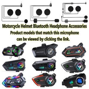 오토바이 헬멧 블루투스 헤드셋 인터콤 마이크, 범용 액세서리, 풀 헬멧, 하프 헬멧, 3/4 헬멧 마이크