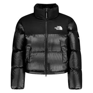 [노스페이스] 매장판 여성 화이트라벨 노벨티 눕시 다운 숏패딩 자켓 RDS 블랙 NJ1DR85J