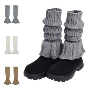 키즈트리 유아 아동 어린이 키즈 여아 아이 초등 풋 레그 워머 니트 발 토시 QT-105