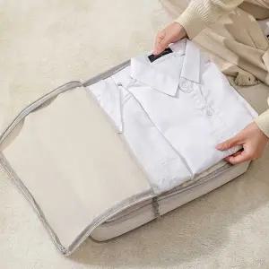 여행 용 의류 압축 팩 지퍼 파우치 세트 트래블 준비