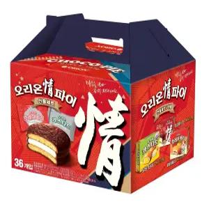 오리온 정 초코파이 후레쉬베리 카스타드 3종세트, 1개