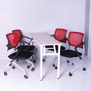 절탁자 접이식 다용도 사무용 회의용 밀키 테이블 책상