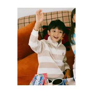 국내정품 빈폴키즈 BEANPOLE KIDS UNI 빅 스트라이프 스웨트 세트 베이지 BI4X41U02A 568735