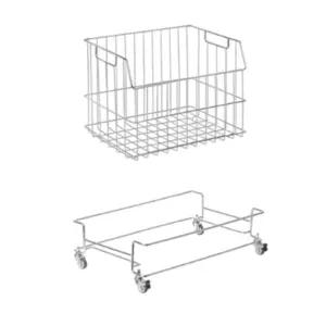 로긴 빨래바구니 스테인레스 빨래망 세탁 1단 기본 BNS