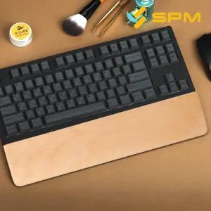 SPM 원목 키보드 팜레스트 손목받침대 PT65 너도밤나무