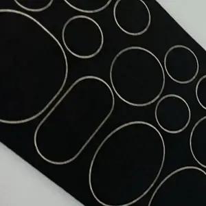 겨울옷 패딩 수선 패치 스티커 원형 블랙 옷수선 테이프