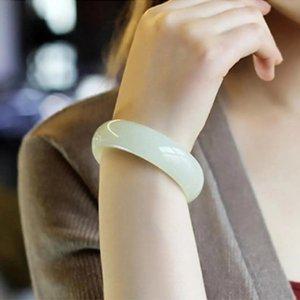 라오농 화전옥 팔찌 천연 곤륜백옥팔찌 옥석기+KGG09X