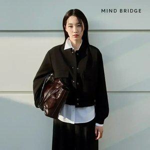 (택가 179,000)마인드브릿지 [COUTURE]크롭블루종점퍼 MYJP6271