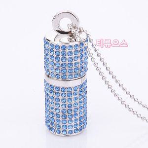 보석 USB  16G 32G 64G 용량 유에스비 귀여운 크리스탈 뚜껑있는티류으스