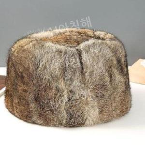 남성용 따뜻한 토끼 모자 귀마개 포함 겨울 핫 우샨카