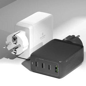 [100W 4포트 고속 충전기] 노트북 휴대폰 멀티 초고속 충전 PD C타입 USB 가정용 어댑