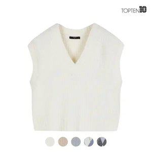 [탑텐] 여성 다우니 브이넥 베스트_MSC4ES2922