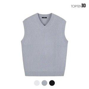 [탑텐] 남성 울블렌드 브이넥 베스트_MSC4ES1921