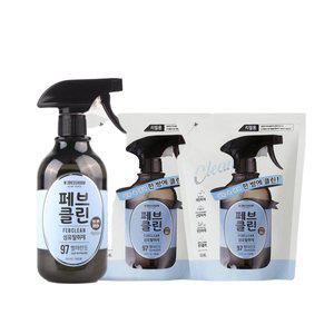페브클린 섬유탈취제 본품 500ml 1개 + 리필 450ml 2개 세트