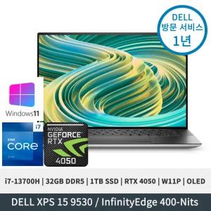델 XPS 15 9530 i7-13700H RTX4050 32GB 1TB OLED 터치 W11P