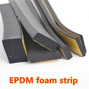 EPDM 자체 접착 스폰지 씰 스트립 고무 검정색 폼 강력한 단면 접착 방음 충돌 방지 씰 가스켓