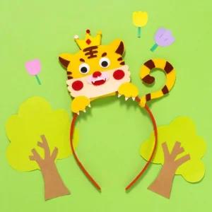 5인용 초등 스티커 펠트 나만의 동물머리띠만들기 어린이병원