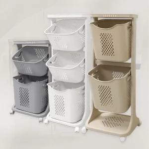 2단 3단 대용량 국내제작 아임홀리빙 LINE 스탠다드 통기성 좋은 빨래바구니 세탁바구니 빨래통
