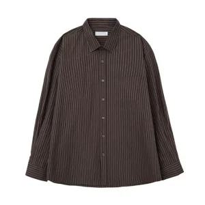 남자 데일리 세로 스트라이프 베이직 남방 셔츠 DS-SHA-Q387