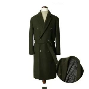 [라일리] Rly 남자롱코트 울모직 더블로브코트  41309554)