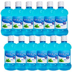대용량 가글액 입속미인가글 770ml 12개 한박스