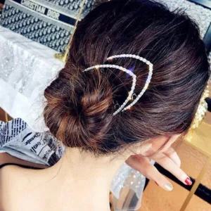 [아트박스]/신상오픈런 큐빅 컷아웃 브라이덜 브이컷 진주머리끈