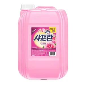샤프란 핑크 센세이션 말통 로즈향 20L 섬유유연제 빨래 세제 세탁소 호텔용 모텔용 대용량